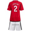 Camisola + Calções Manchester United Lindelof 2 Criança Equipamento 1ª 23/24